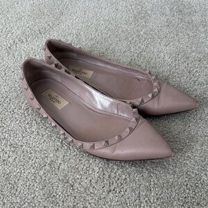 Valentino Women's Blush Studded Flats
